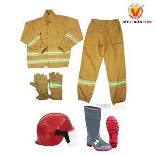 Bộ quần áo bảo hộ Phòng cháy  chất lượng, hàng chuẩn có kiểm định của BCA