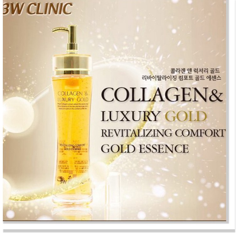 [Mã giảm giá] [Mã giảm giá] Tinh Chất Vàng Collagen And Luxury Gold 3w Clinic 150ml