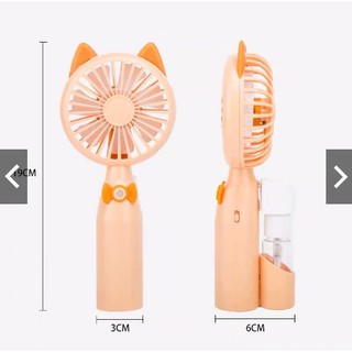 [Siêu Rẻ] Quạt Phun Sương Cầm Tay Mini Siêu Siêu Mát