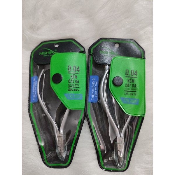 Kềm nghĩa cắt da inox D04 mũi 14, kìm nghĩa nhặt da inox D04 mũi 14, kìm nghĩa D04