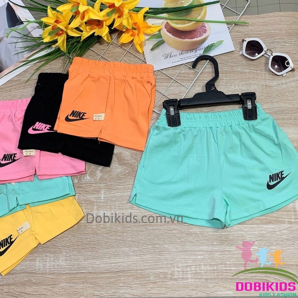 Quần Đùi Chục Cho Bé Thun Cotton SG Loại 1 Co Giãn Mềm Mát Form Dáng Thể Thao Xinh Xắn