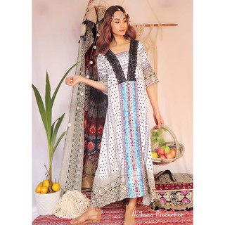 Đầm Váy Bohemian thổ cẩm maxi vintage babydoll ulzzang boho dáng dài suông rộng xòe đi biển đẹp rẻ bigsize bầu hotgirl