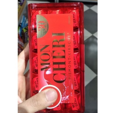 Socola anh đào hộp đỏ sang trọng MonCheri Ferrero 30 chiếc