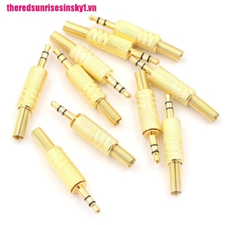 (3C) 10pcs Giắc Mạ Vàng Cổng 3.5mm Rca Audio Connector 3.5