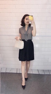 Sơmi BSK cổ nơ