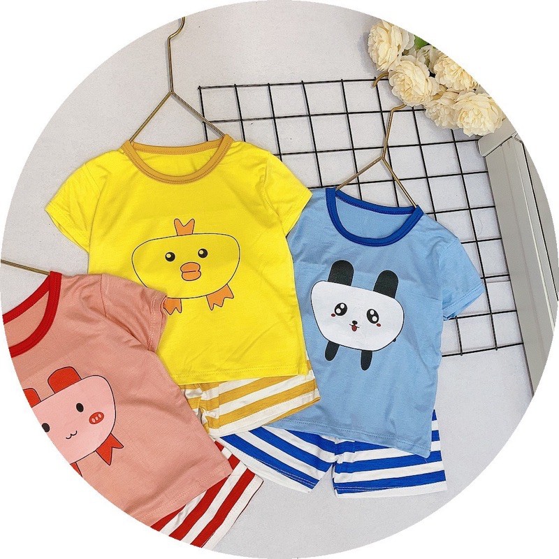 Bộ thun lạnh cộc tay K.woo (7-15kg)