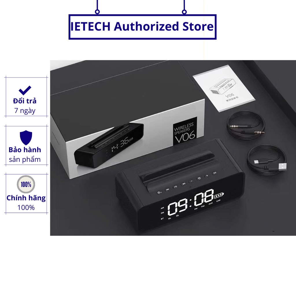 [Mã ELHACE giảm 4% đơn 300K] Loa BLUETOOTH HIFI siêu Bass chuẩn HD OneDer V06 - PKCB