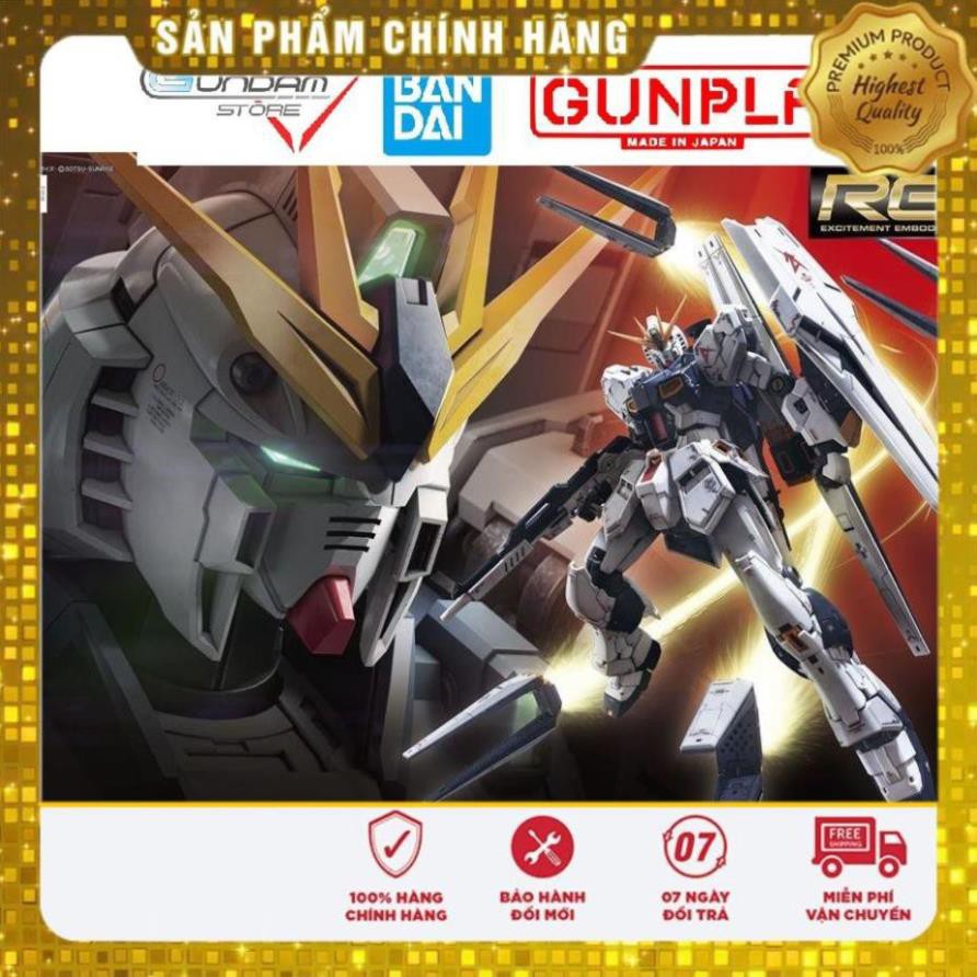 Đồ chơi trẻ em - Mô hình lắp ráp Gundam 1/144 Rg Nu Fin Funnel Effect Serie Gundam Uc Anime