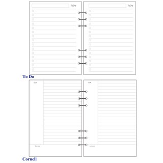 Ruột sổ còng refill Itoya, khổ A5, 45 tờ
