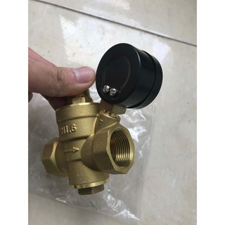 Van giảm áp ren 34mm kèm đồng hồ
