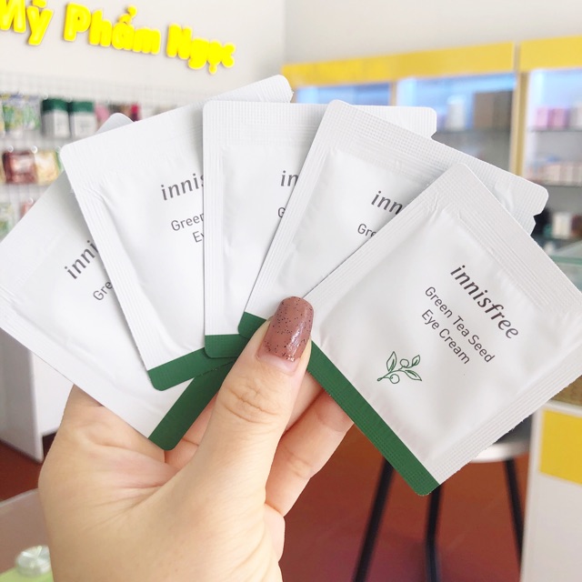 [Sample 1ml] Kem Dưỡng Mắt Trà Xanh Innisfree Green Tea Seed Eye Cream