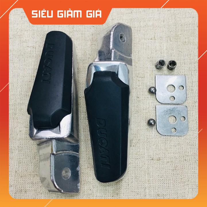 [SALE SỐC] CẶP GÁC CHÂN NHÔM CAO SU DUCATI NHIỀU MÀU GẮN ĐƯỢC CHO TẮT CẢ CÁC LOẠI XE MÁY CỰC ĐẸP (SIÊU RẺ)