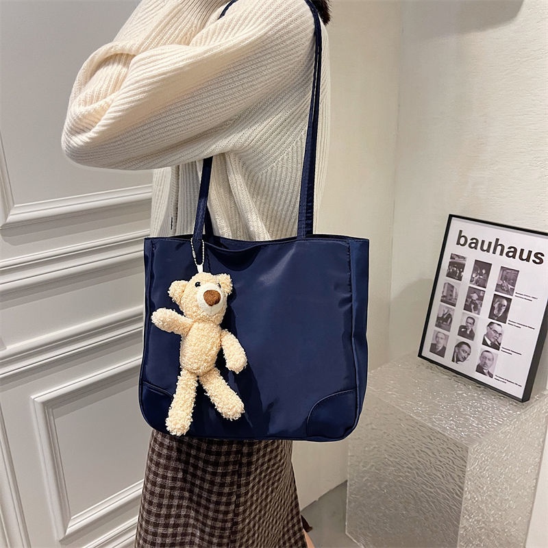 Túi Xách Nylon Màu Sắc Đơn Giản Thời Trang Cho Nữ