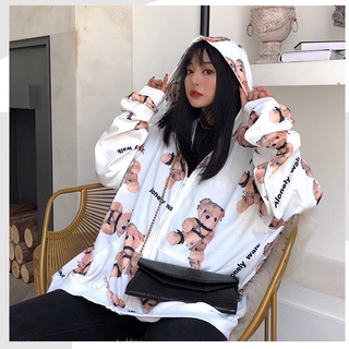Áo Khoác Hoodie Dáng Rộng Size Lớn Xinh Xắn Dành Cho Người Dưới 300kg