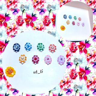 hoa bột nail 3 tầng (24 cánh)