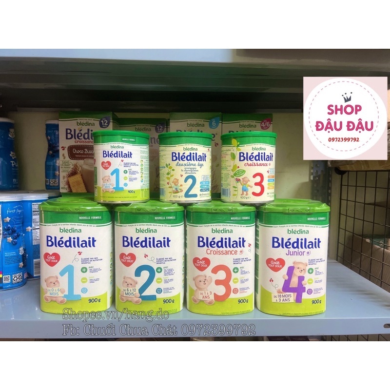 ◎ 𝗛𝗮̀𝗻𝗴 𝗮𝗶𝗿- Sữa bột BLEDILAIT Pháp số 1-2-3 900g
