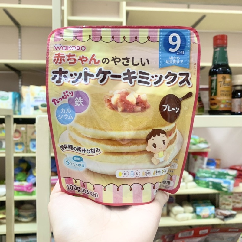 Bột Làm Bánh Pancake Morinaga, Bột Topvalu, Bột Wakodo Cho Bé Từ 8m