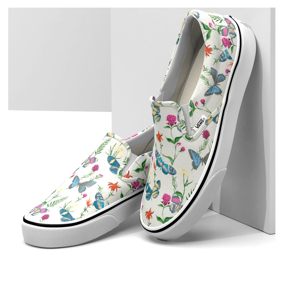 Giày Vans Slip-On Project X Butterfly Floral - VN0A5AO8UC0