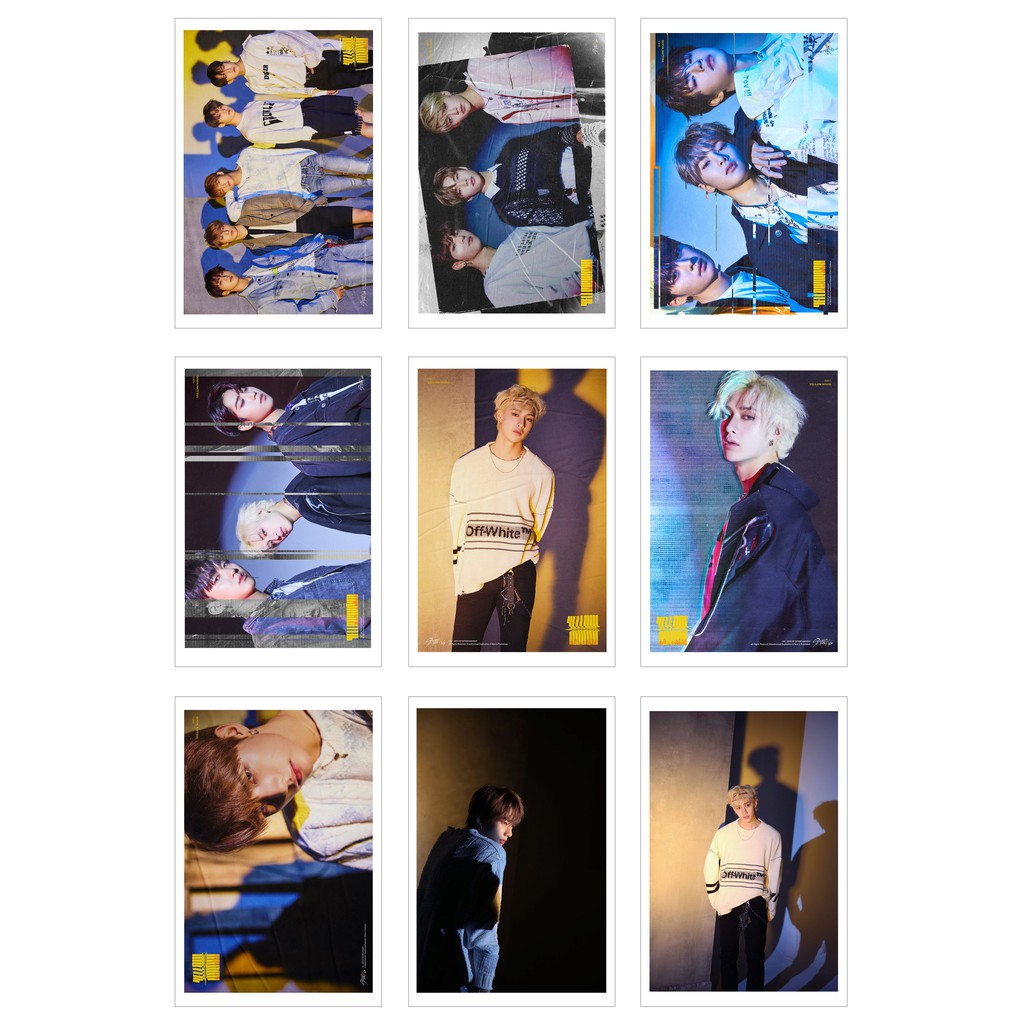Lomo Card Ảnh STRAY KIDS - Yellow Wood + 1st Look ( 45 ảnh)