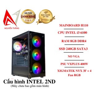 Mua Thùng PC VĂN PHÒNG I3 THẾ HỆ 6 ( H110 - I3 6100 - 8G -SSD 240 )