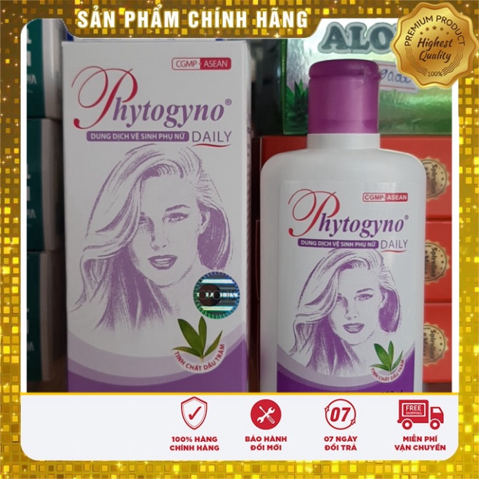 [Chính hãng] Dung dịch vệ sinh phụ nữ Phytogyno daily màu tím - Chai 100ml