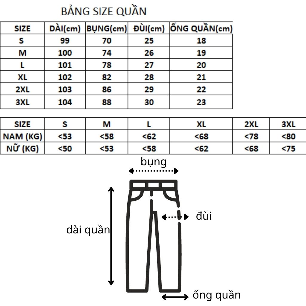 Quần suông kaki TILAA FASHION unisex hai màu đen trắng QD23