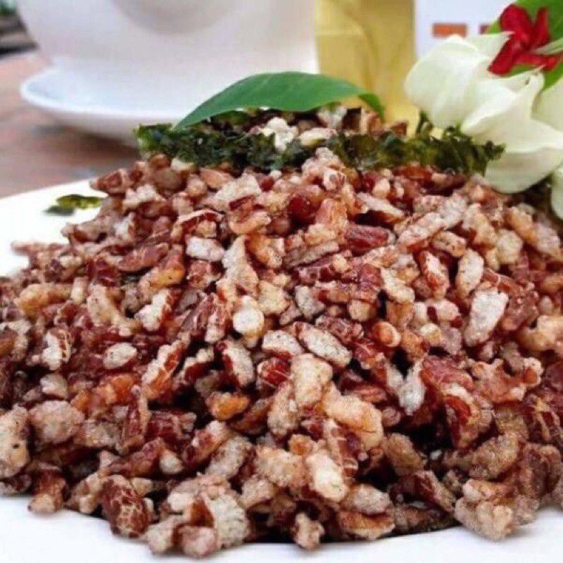Cốm gạo lứt sấy rong biển giòn ngon ăn là thích eatclean ăn kiêng giảm cân (500g)