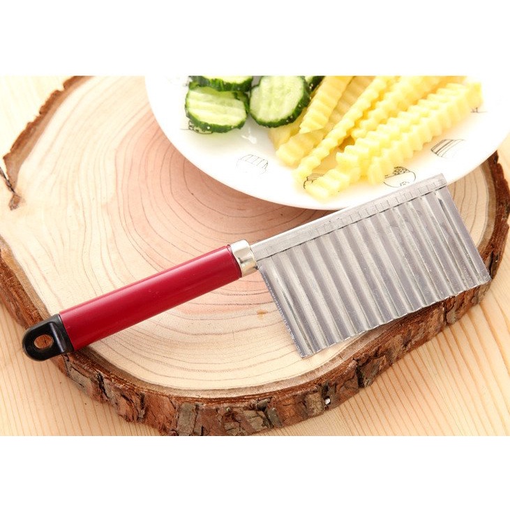 DAO THÁI LÁT RAU, CỦ QUẢ LƯỢN SÓNG GIÁ RẺ_ DAO LƯỠI LƯỢN SÓNG INOX TẠO HÌNH CỦ QUẢ -Như Trang Plaza