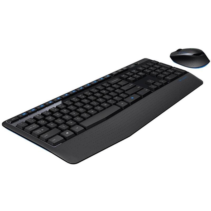 Logitech MK345 Wireless Mouse 2.4GHz Vertical Keyboard Splash Test 108-key Office Keyboard Keyboard