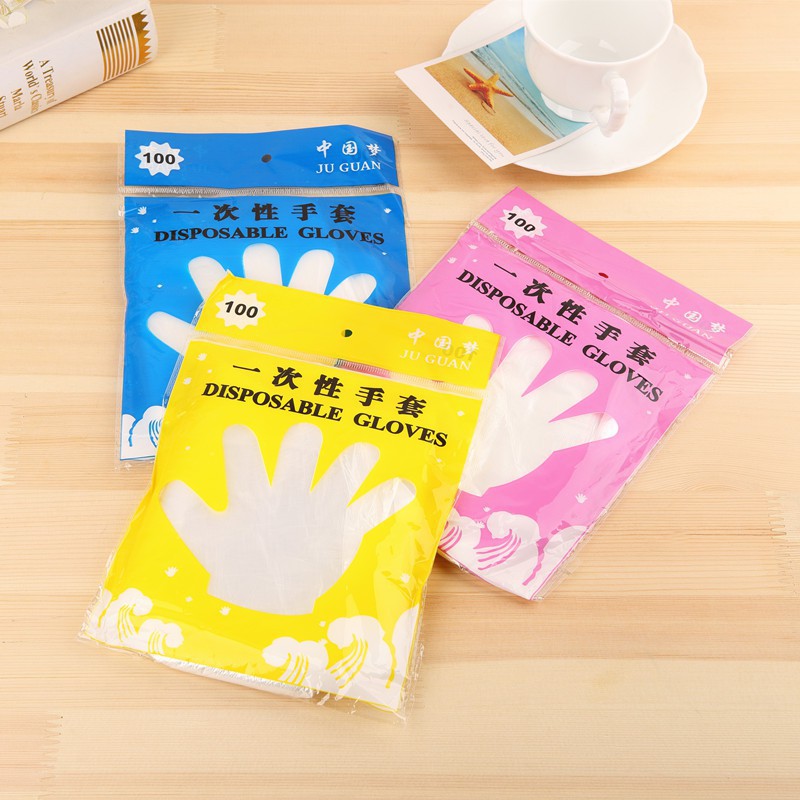 Túi 100 găng tay thực phẩm, găng tay dùng 1 lần  Vrg1373 KHO SỈ GIA DỤNG 88