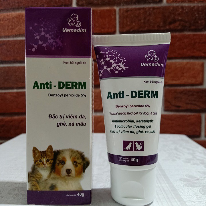 Vemedim Anti-Derm 40gr - Đ-ặ-c t-r-ị viêm da, ghẻ, xà mâu - Giá Sỉ