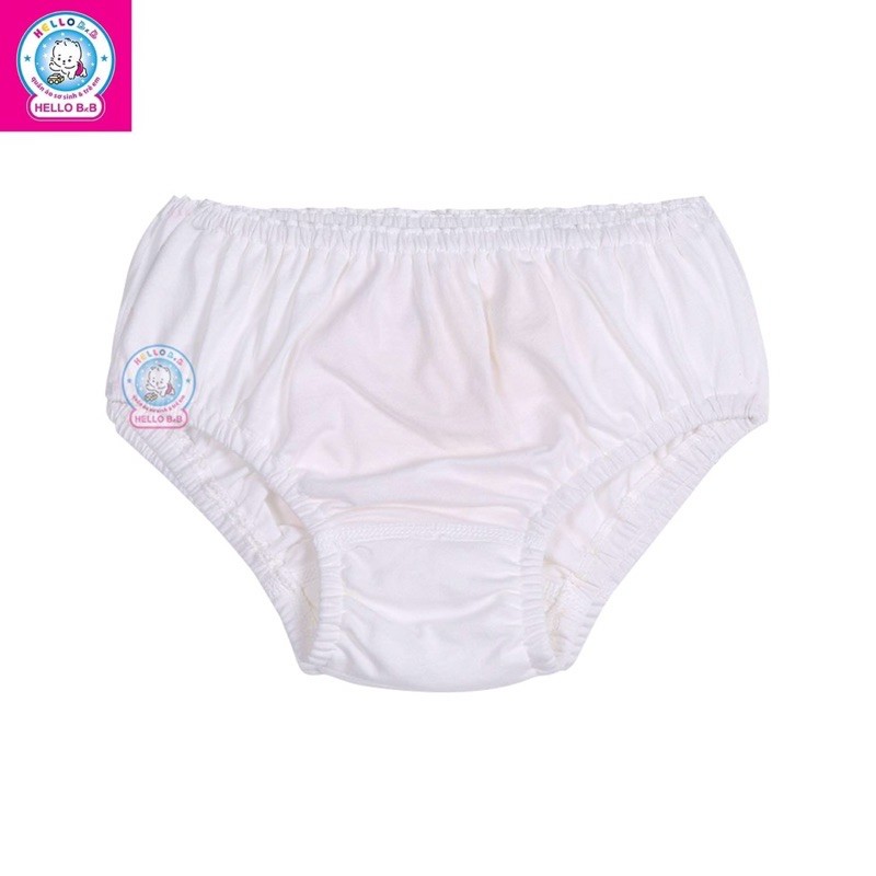 Đủ Size 1-8 bé gái 6-23kg QUẦN SỊP TRẮNG IN HELLO B&amp;B