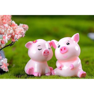Phụ kiện tiểu cảnh - Chú heo hồng
