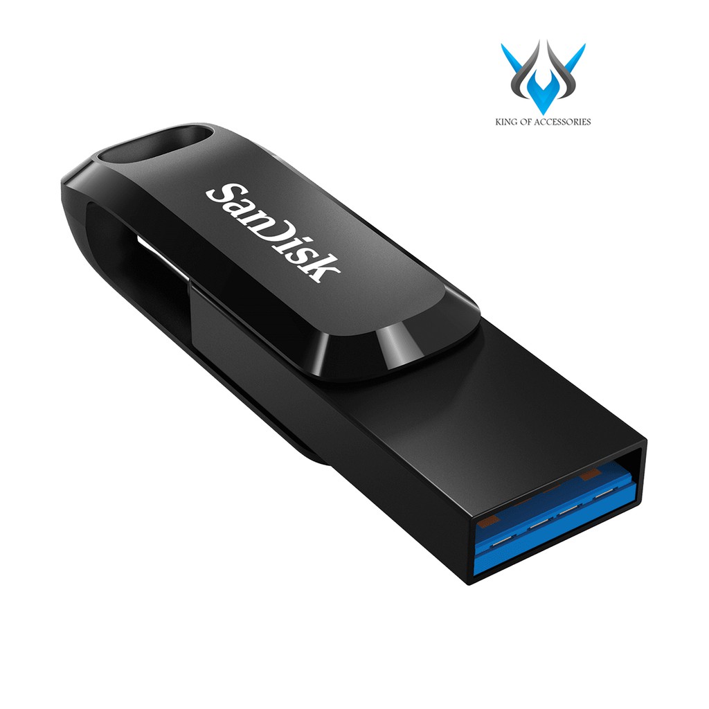 USB OTG Sandisk Ultra Dual Drive Go USB Type-C 3.1 128GB 150MB/s (Đen)