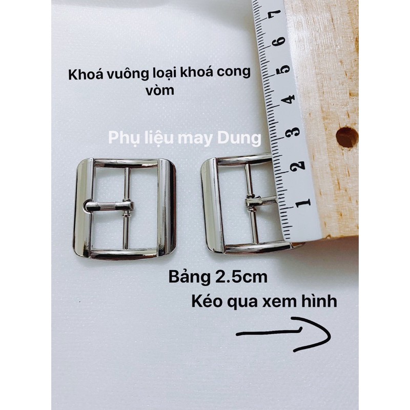 khoá vuông cong vòm bảng 2.5cm