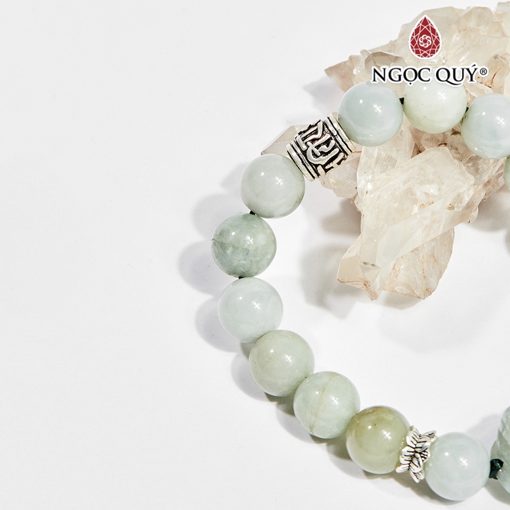 Vòng tay CT phỉ thúy charm tỳ hưu - Ngọc Quý
