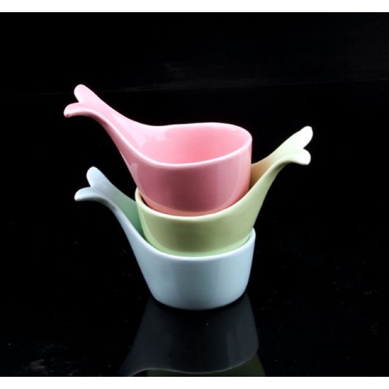 chén sứ ăn dặm hình đuôi cá