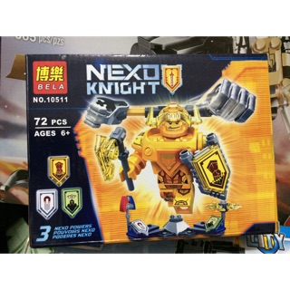 Mẫu mô hình Minifigures Lego Bela 10511 Nexo Hero