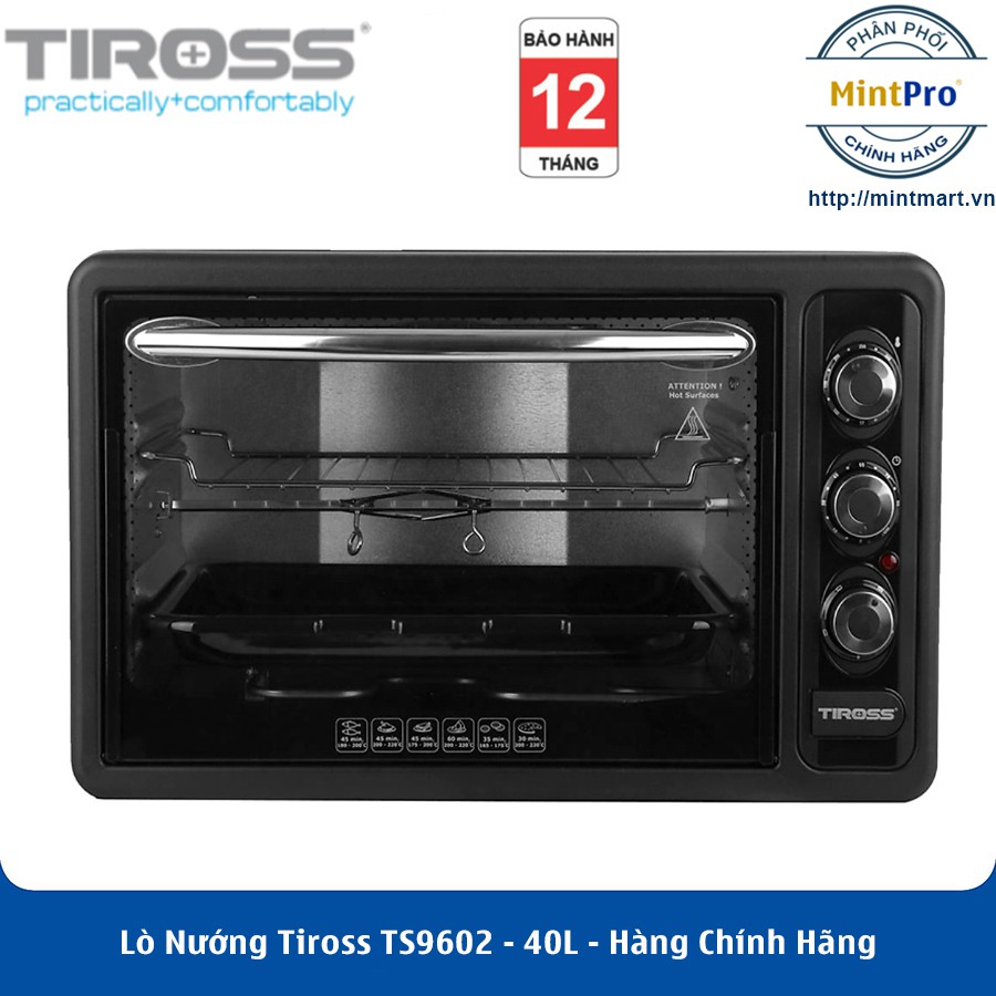 Lò Nướng Tiross TS9602 - 40L - Hàng Chính Hãng