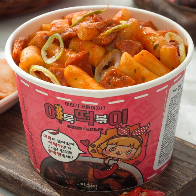 Đệ Nhất Bánh gạo kèm chả cá Fish Cake Tteokbokki Hàn Quốc hộp 143g