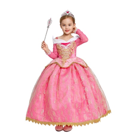 Đầm Công Chúa Hóa Trang Lễ Hội Halloween Cho Bé Gái