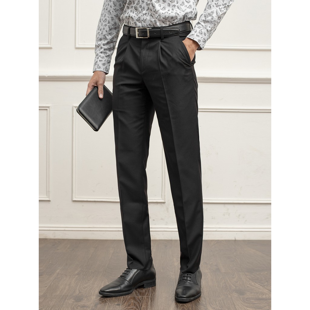 Quần âu nam ARISTINO dáng Regular fit đứng dáng, thấm hút tốt và thoát ẩm vượt trội - ATRR08