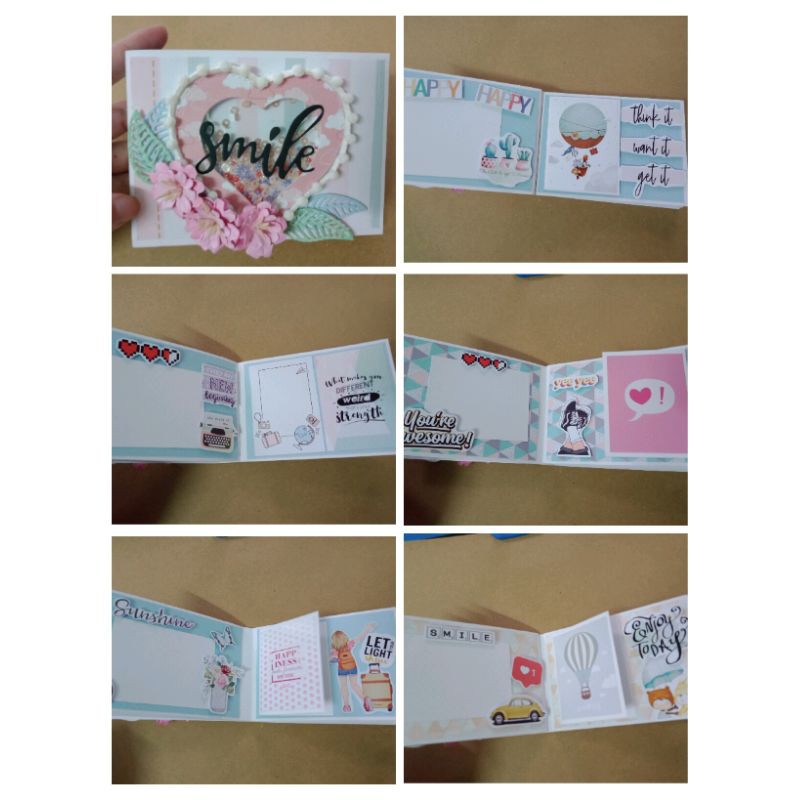 Album mini - scrapbook handmade