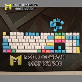 Set keycap Chalk  thick PBT ninja cherry profile 117 keys