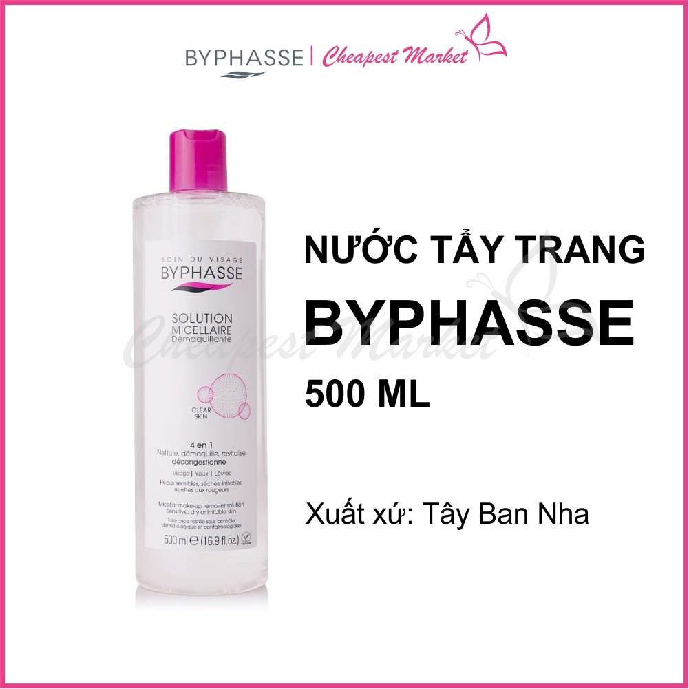 [Có Tem Nhãn] Nước Tẩy Trang Byphasse Solution Micellaire (500ml)