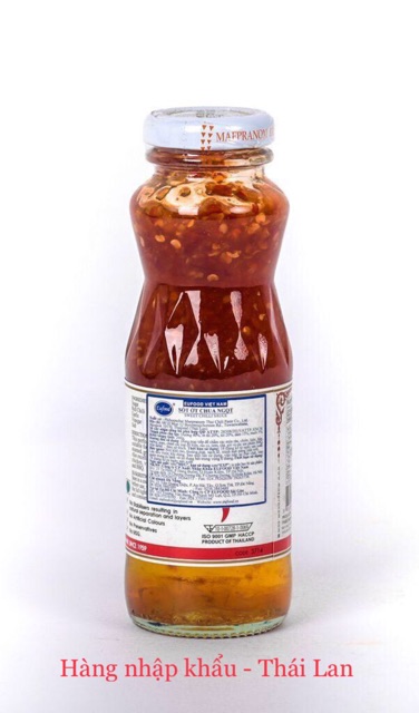 NƯỚC SỐT GÀ CHUA NGỌT 260G- Nhập Khẩu Thái Lan chính hãng