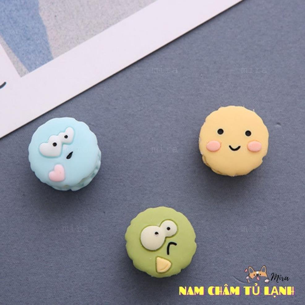 Nam Châm Tủ Lạnh 3D Bánh Macaron Mini Trang Trí Bàn Học, Bàn Làm Việc, Đính Note MIRA-3D68001