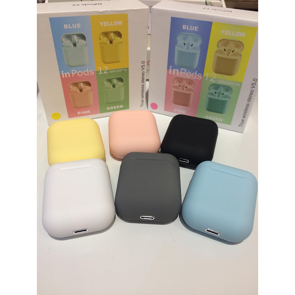 [BÁN CHẠY]Tai nghe airpod bluetooth 5.0 inpod 12 nhiều màu sắc xinh | BigBuy360 - bigbuy360.vn