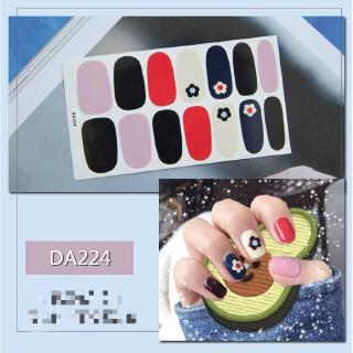 Set 14 sticker dán móng trang trí nghệ thuật