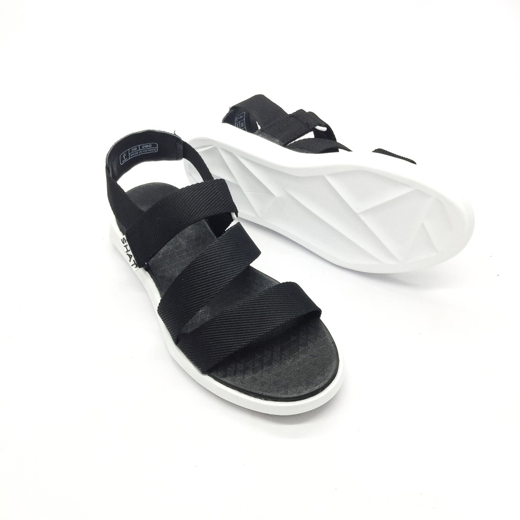 Giày Sandals SHAT Màu Đen - THM112